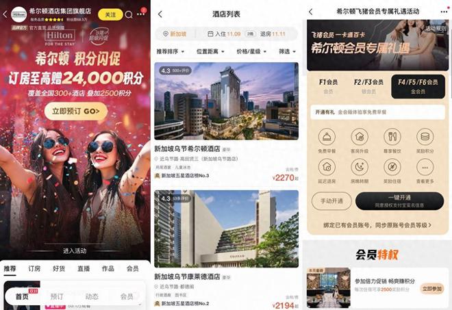 飞猪会员权益再扩充：超110家希尔顿集团出境游酒店获品牌会员