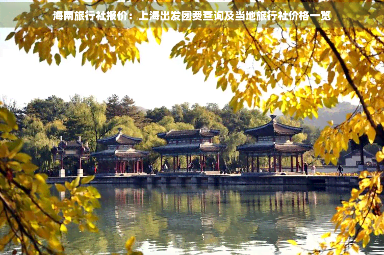 九游娱乐：海南旅游旅行社要多少钱(图3)