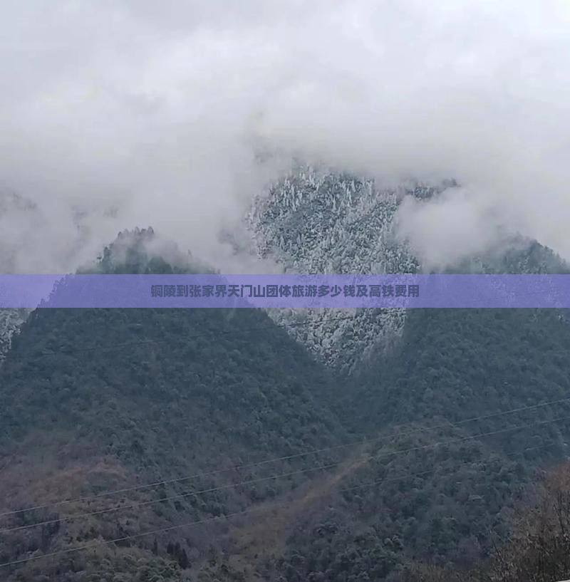 铜陵到张家界天门山团体旅游多少钱及高铁费用