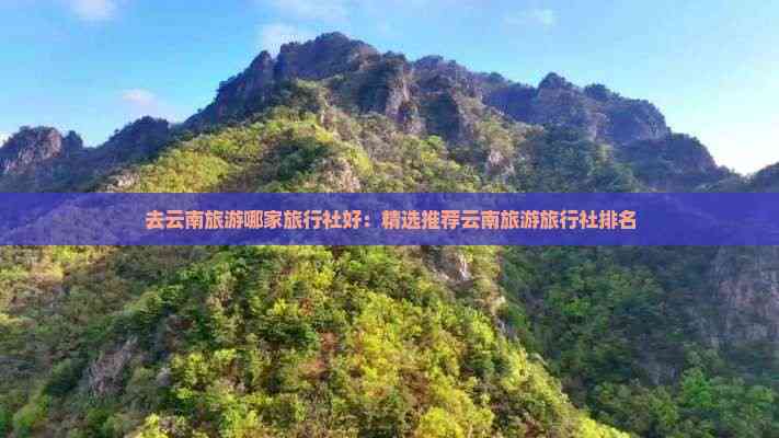 去云南旅游哪家旅行社好：精选推荐云南旅游旅行社(图2)