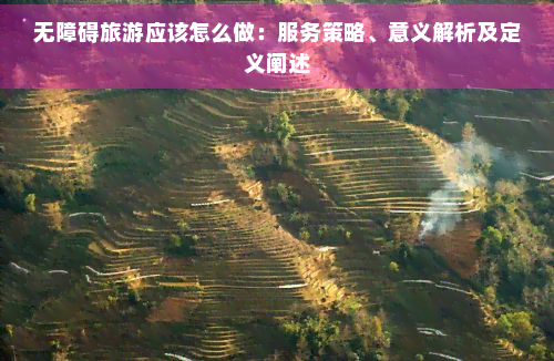 九游娱乐文化：无障碍旅游应该怎么做：服务策略、意义解析及定义阐述