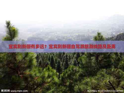 九游娱乐：宜宾到新疆有多远？宜宾到新疆自驾游旅游线路及距离(图1)