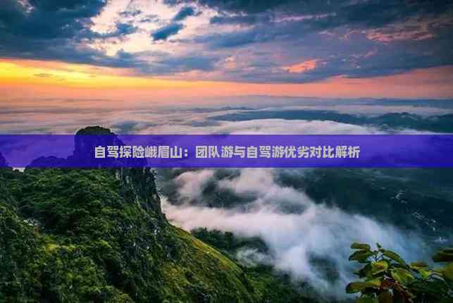 自驾探险峨眉山：团队游与自驾游优劣对比解析(图8)