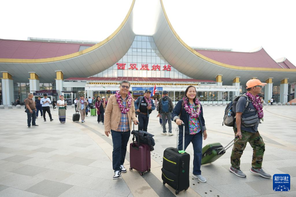 首个东盟国家旅游团免签入境云南西双版纳(图4)